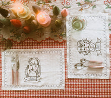 Load image into Gallery viewer, CUSTOM EMBROIDERED PLACEMATS
